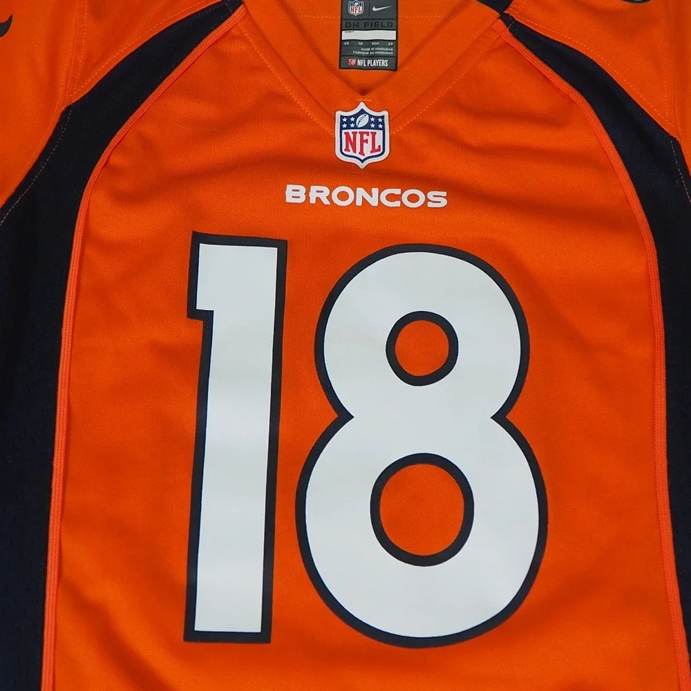 Nike Denver Broncos Football Jersey Women XS Peyton Manning 18 NFL On Field